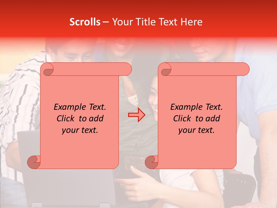 Communication Humorou Management PowerPoint Template
