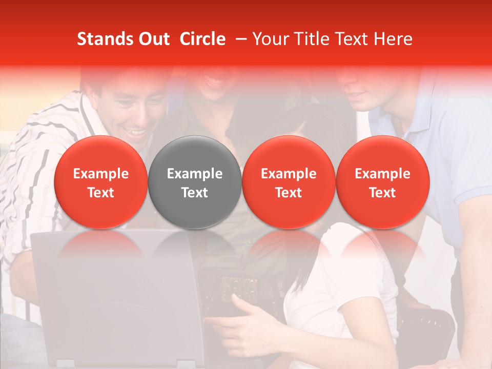 Communication Humorou Management PowerPoint Template
