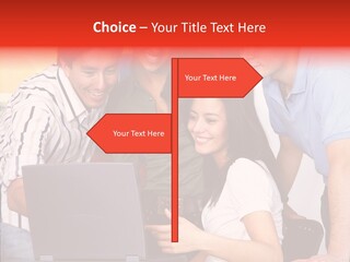 Communication Humorou Management PowerPoint Template