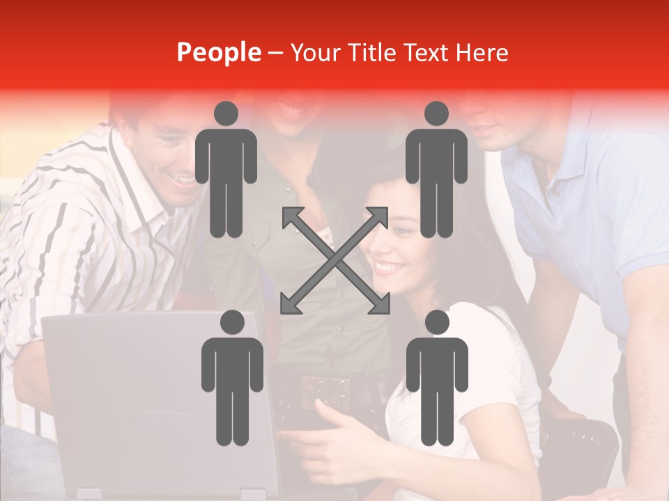 Communication Humorou Management PowerPoint Template