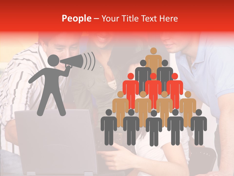 Communication Humorou Management PowerPoint Template