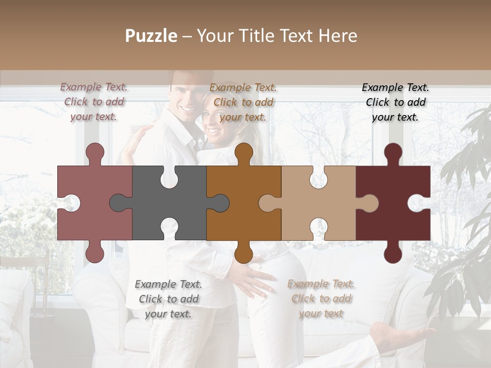 Per On Together Toon PowerPoint Template