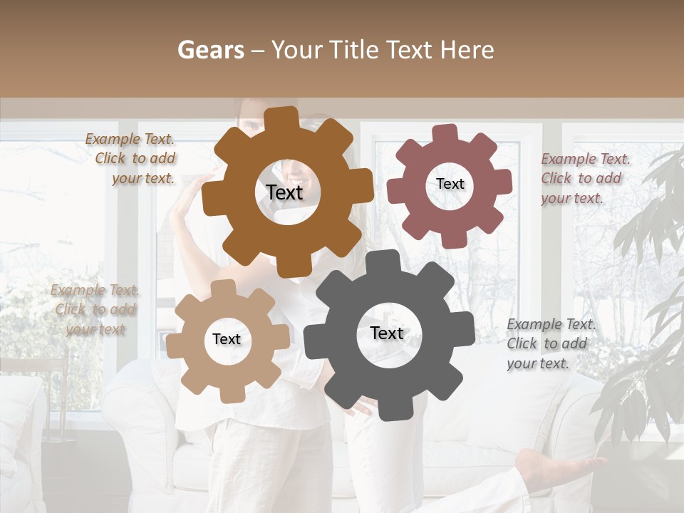 Per On Together Toon PowerPoint Template