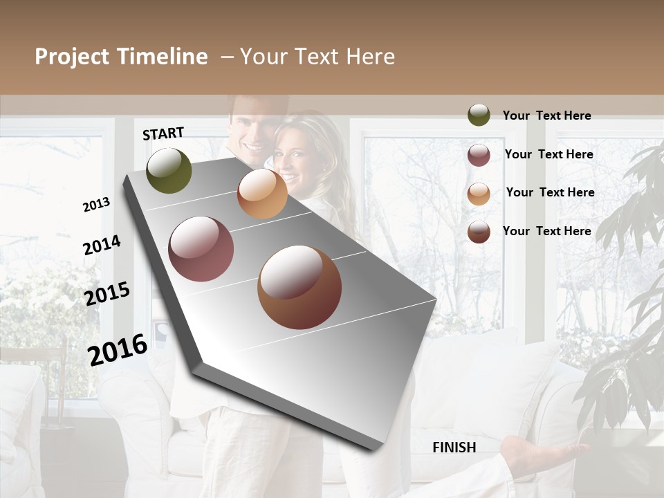 Per On Together Toon PowerPoint Template