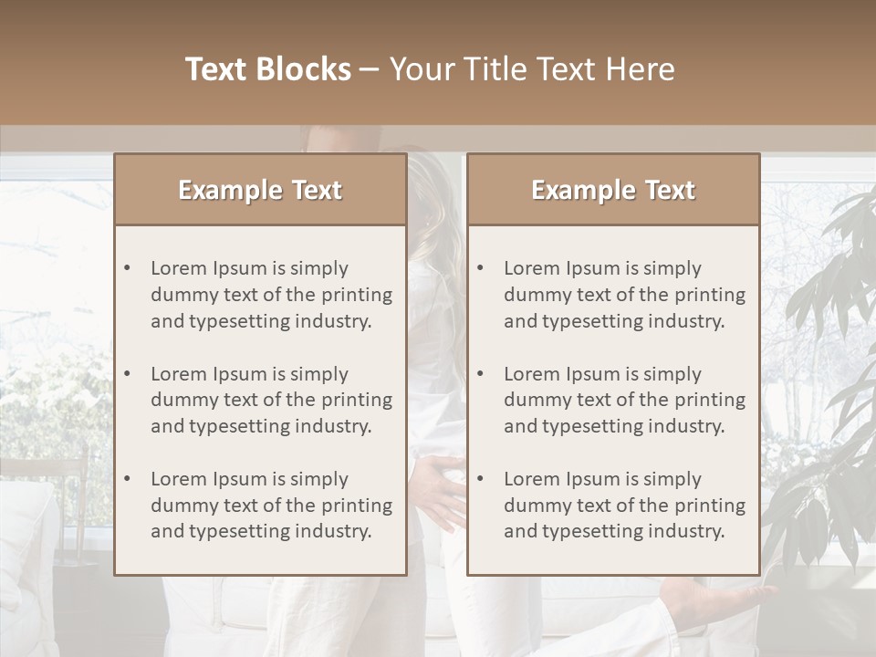 Per On Together Toon PowerPoint Template