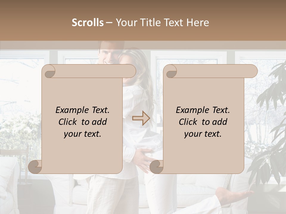Per On Together Toon PowerPoint Template