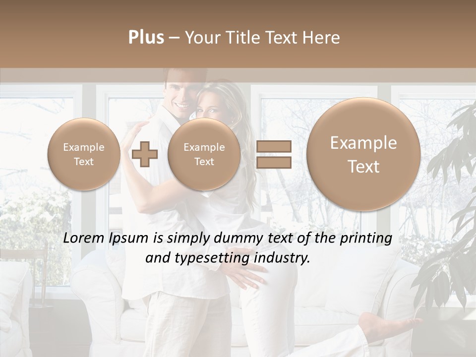 Per On Together Toon PowerPoint Template