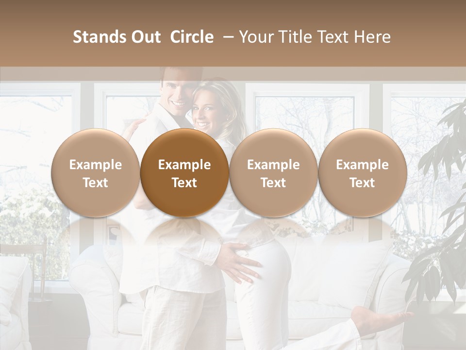 Per On Together Toon PowerPoint Template