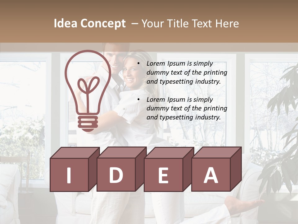 Per On Together Toon PowerPoint Template