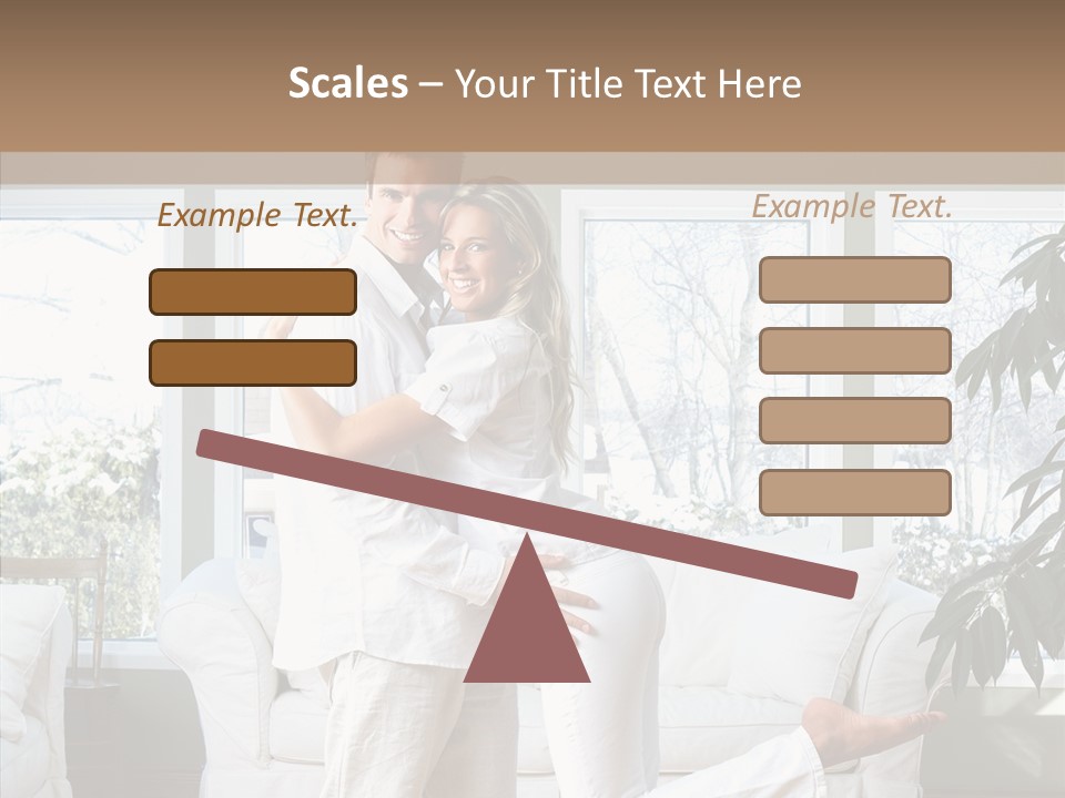 Per On Together Toon PowerPoint Template