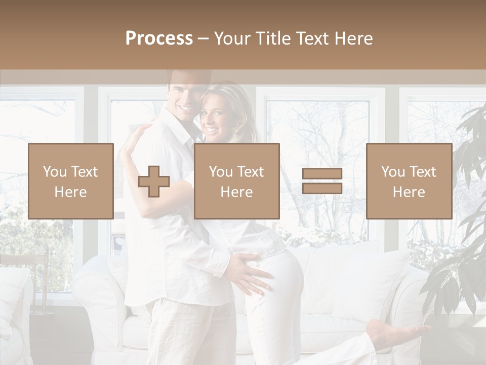 Per On Together Toon PowerPoint Template