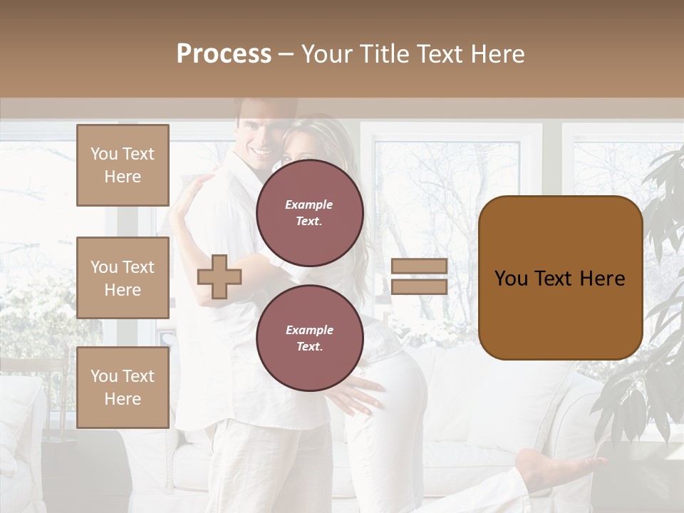 Per On Together Toon PowerPoint Template
