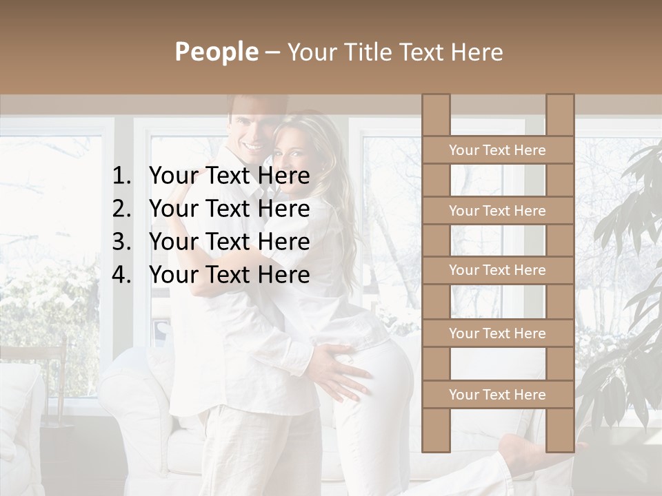 Per On Together Toon PowerPoint Template