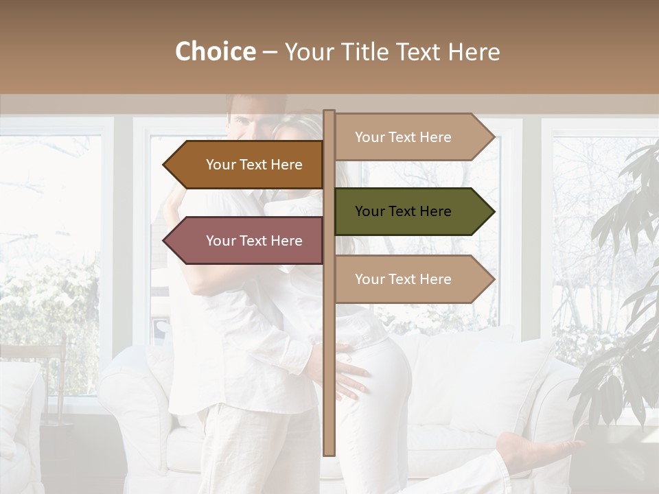 Per On Together Toon PowerPoint Template