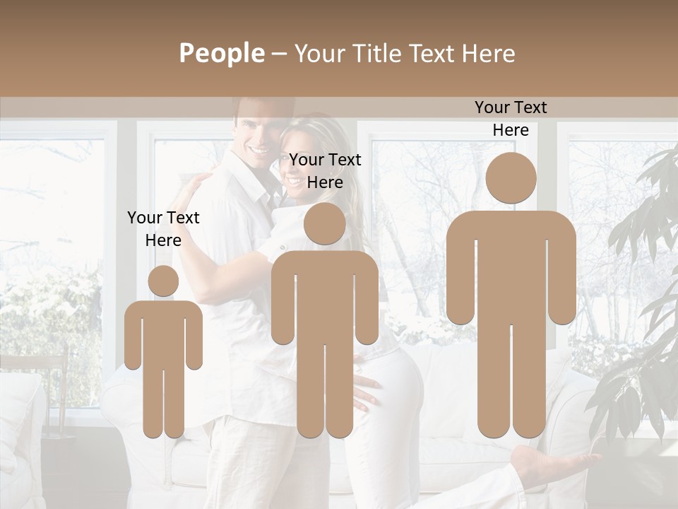 Per On Together Toon PowerPoint Template