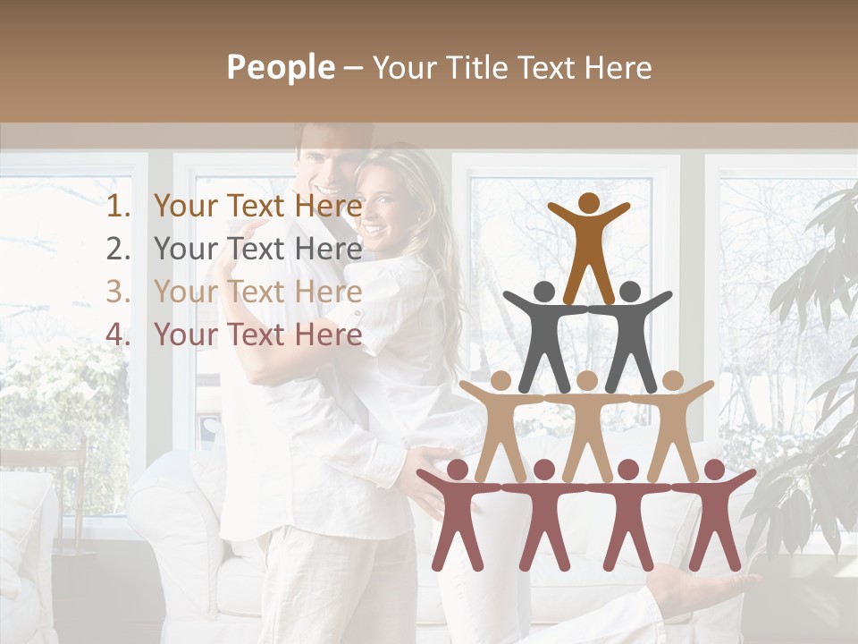 Per On Together Toon PowerPoint Template