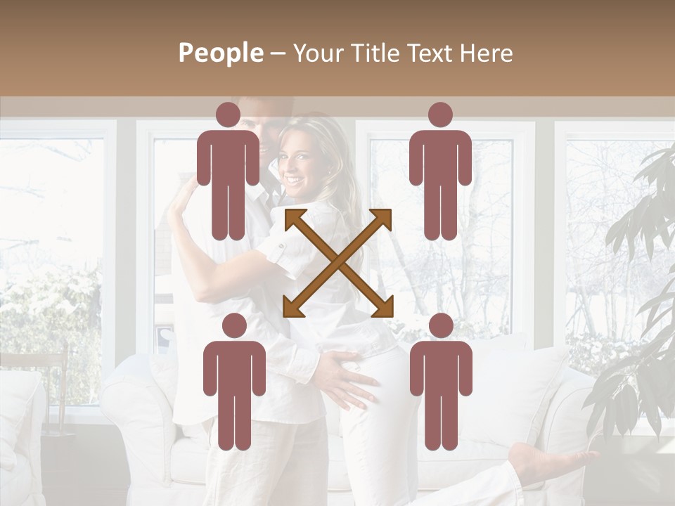 Per On Together Toon PowerPoint Template