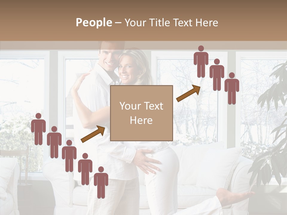 Per On Together Toon PowerPoint Template