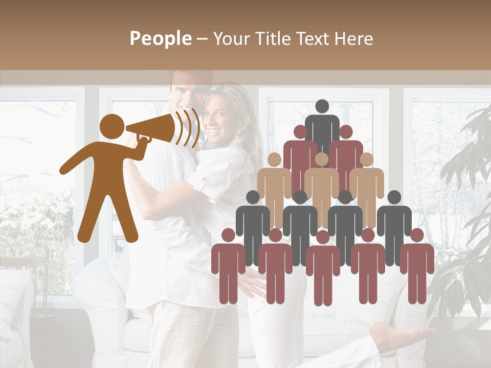 Per On Together Toon PowerPoint Template