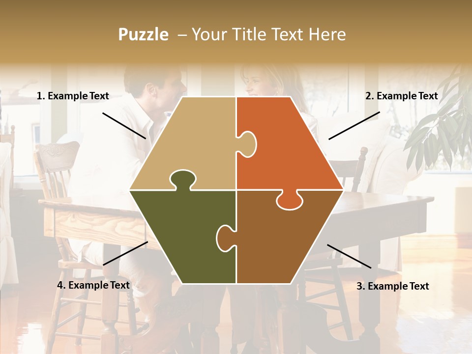 Planter Deck Blue PowerPoint Template