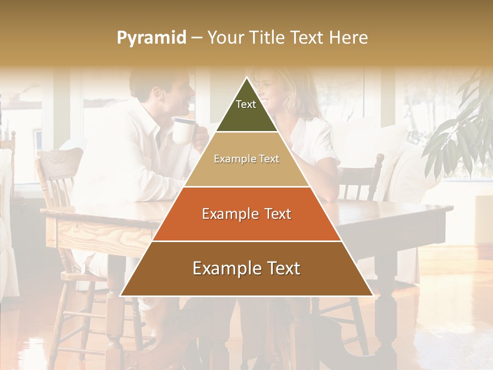 Planter Deck Blue PowerPoint Template