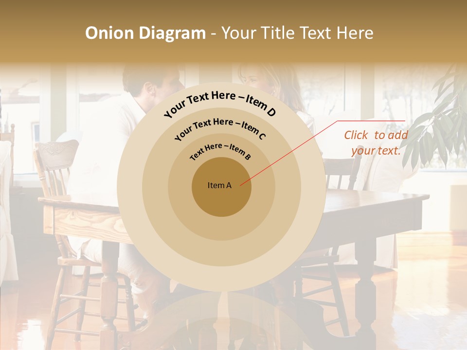 Planter Deck Blue PowerPoint Template