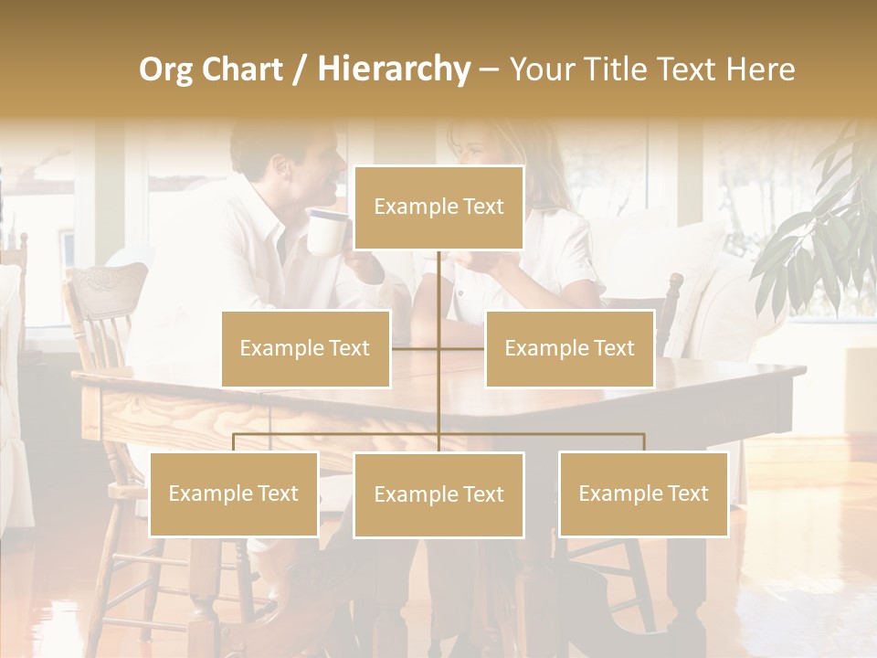 Planter Deck Blue PowerPoint Template