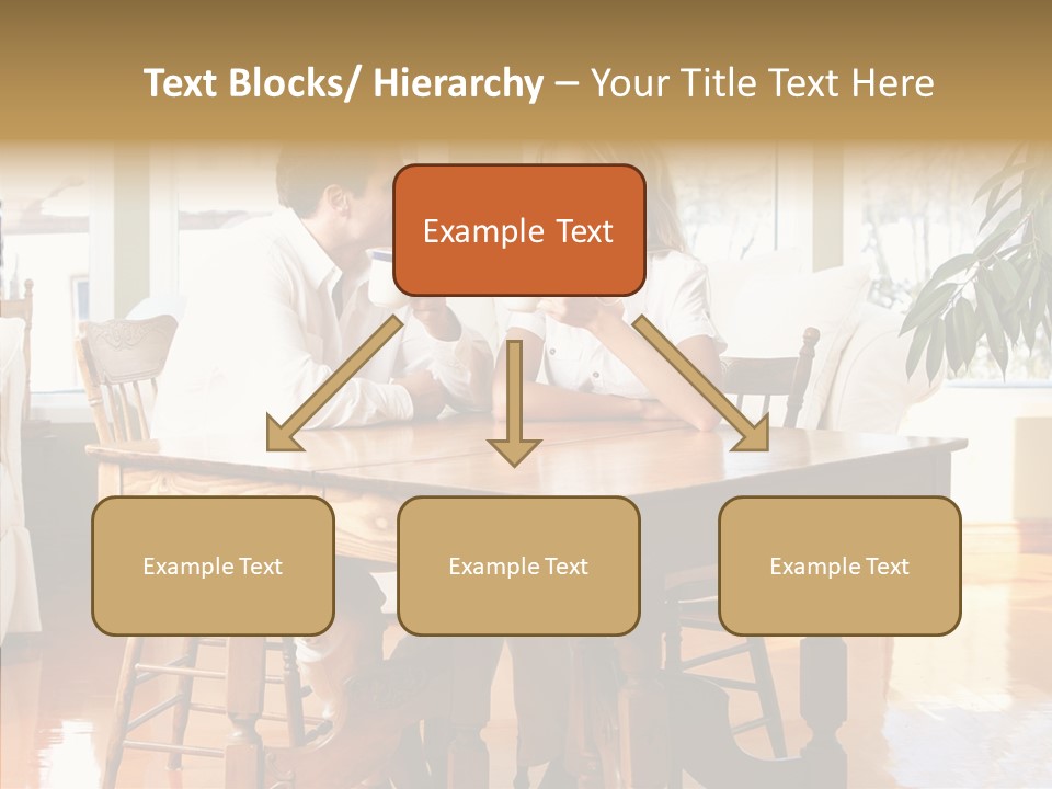 Planter Deck Blue PowerPoint Template