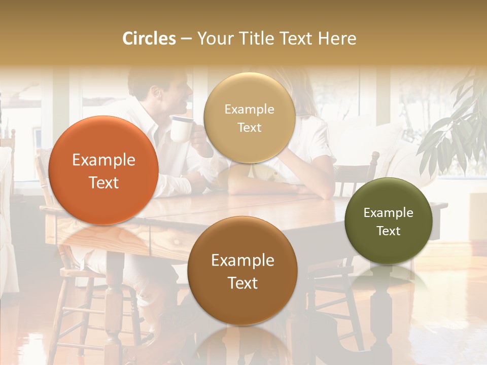 Planter Deck Blue PowerPoint Template