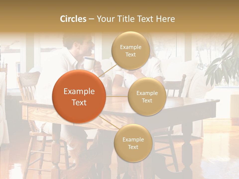 Planter Deck Blue PowerPoint Template