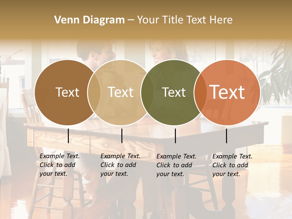 Planter Deck Blue PowerPoint Template