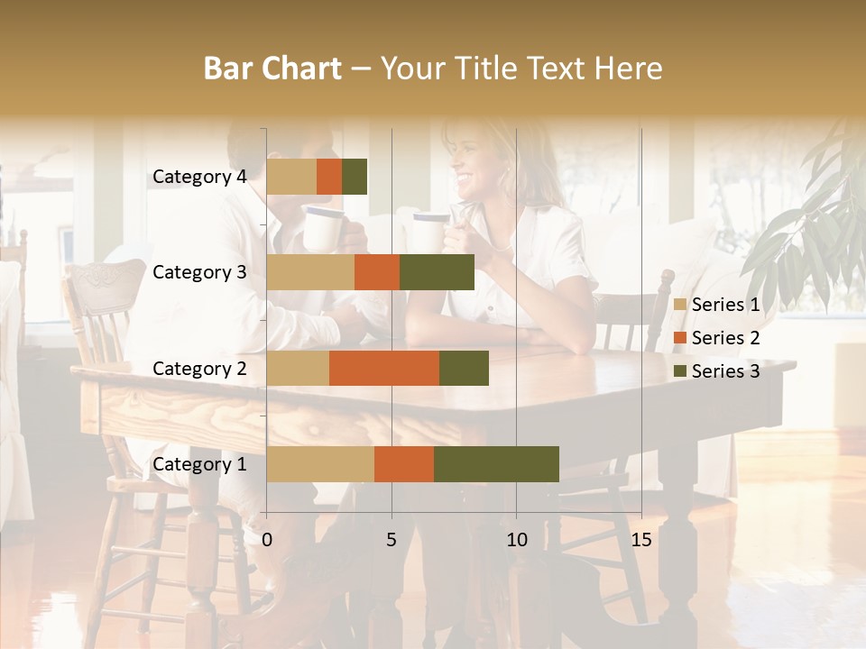 Planter Deck Blue PowerPoint Template