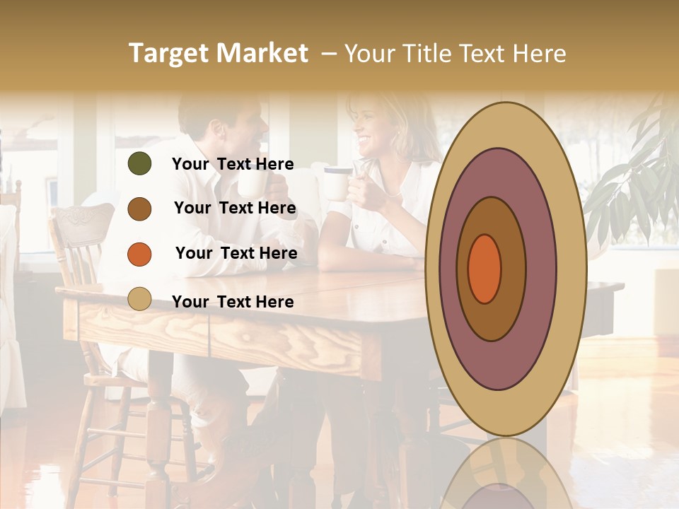 Planter Deck Blue PowerPoint Template