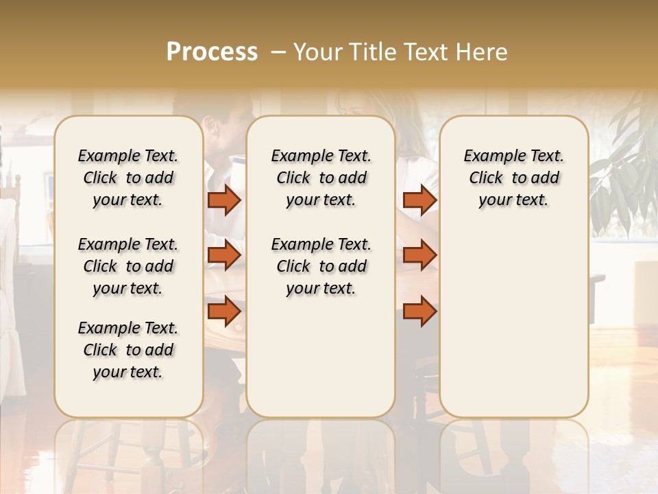 Planter Deck Blue PowerPoint Template