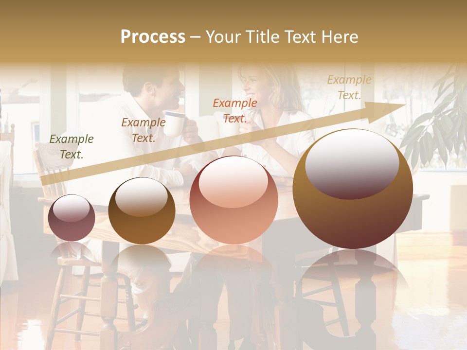 Planter Deck Blue PowerPoint Template