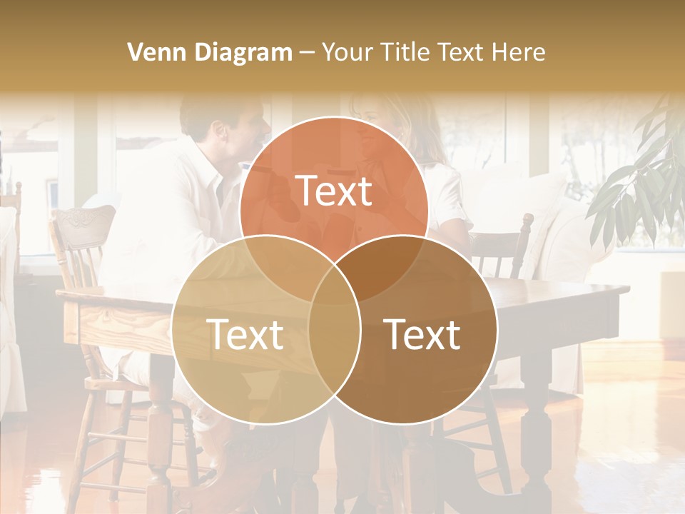 Planter Deck Blue PowerPoint Template