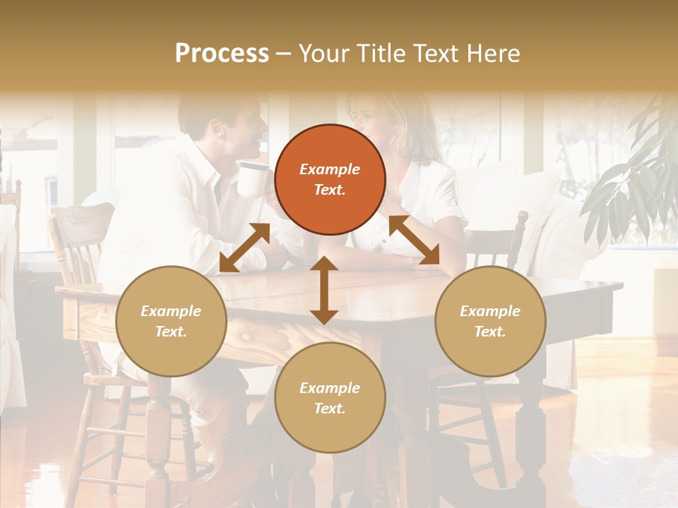 Planter Deck Blue PowerPoint Template