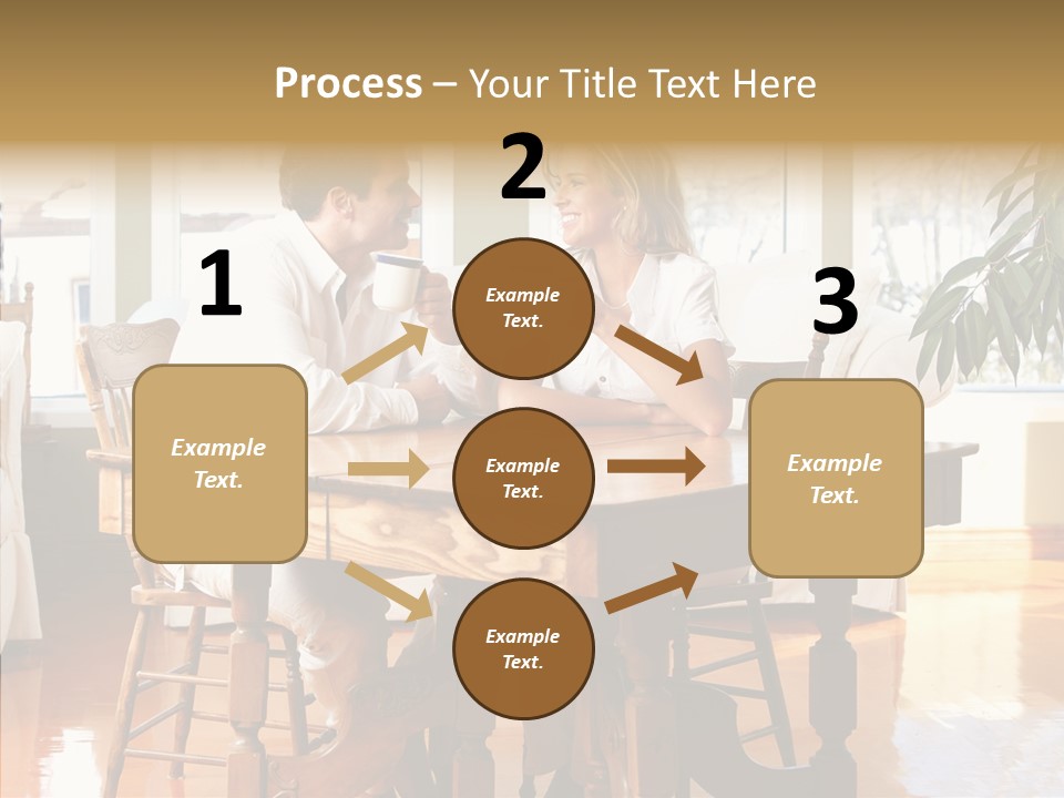 Planter Deck Blue PowerPoint Template