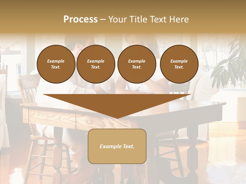 Planter Deck Blue PowerPoint Template