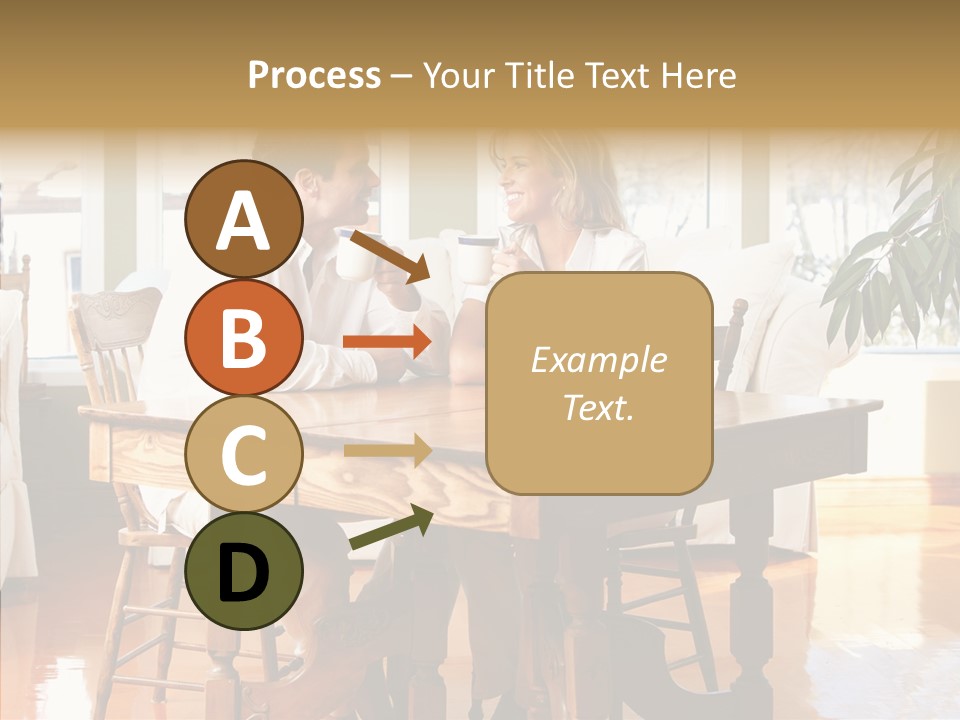 Planter Deck Blue PowerPoint Template