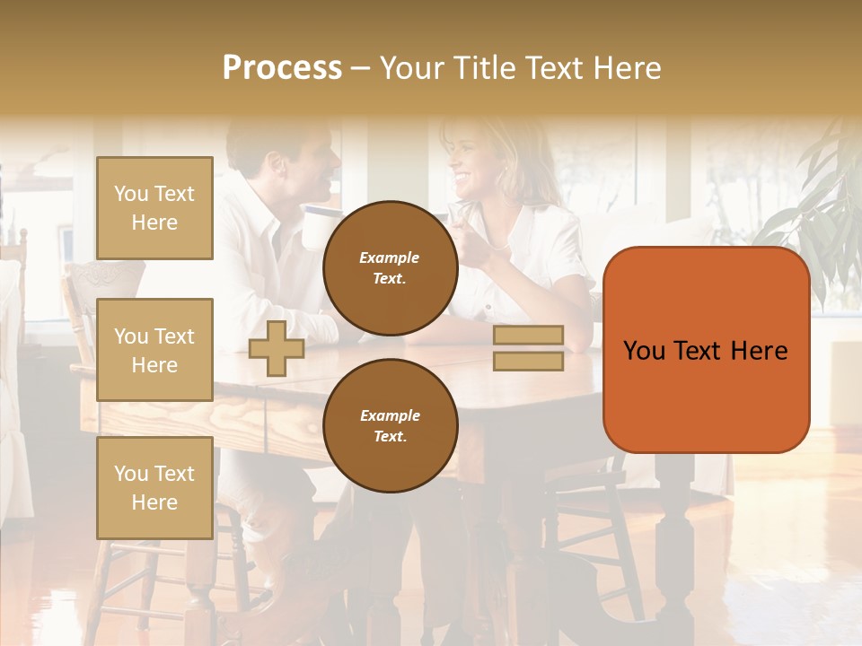 Planter Deck Blue PowerPoint Template