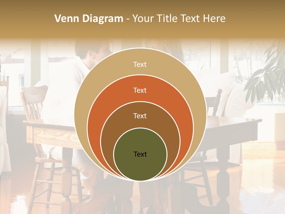 Planter Deck Blue PowerPoint Template