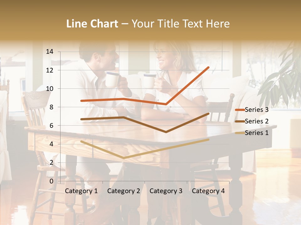 Planter Deck Blue PowerPoint Template