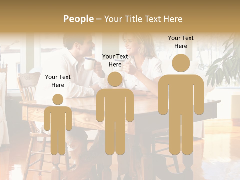 Planter Deck Blue PowerPoint Template