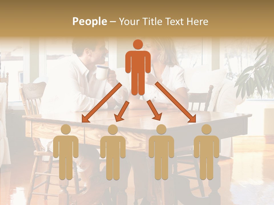 Planter Deck Blue PowerPoint Template