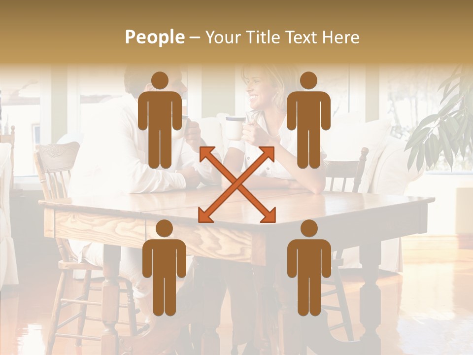 Planter Deck Blue PowerPoint Template