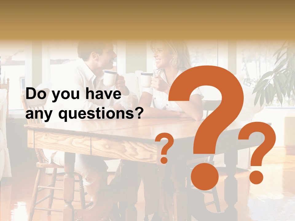 Planter Deck Blue PowerPoint Template