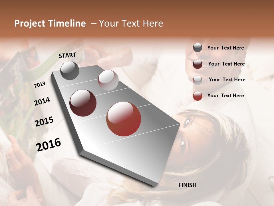 Group Per On Toon PowerPoint Template