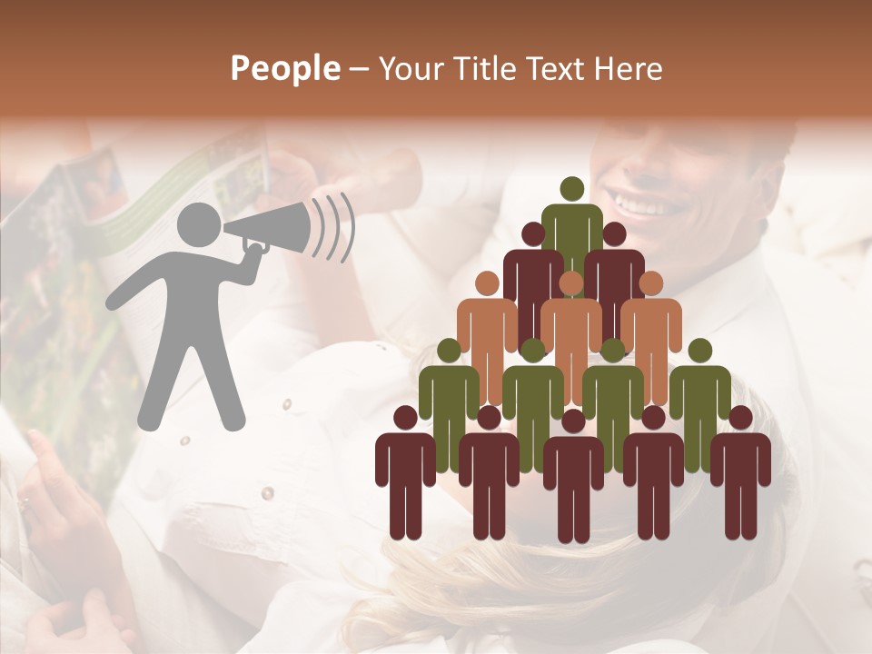 Group Per On Toon PowerPoint Template