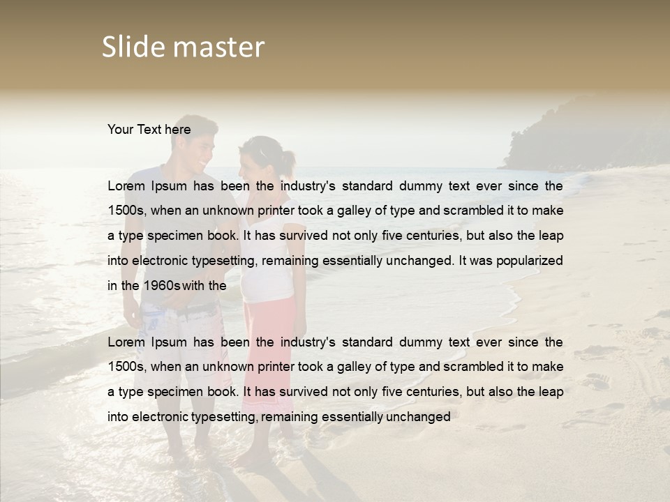 Profe Ional Per On Together PowerPoint Template